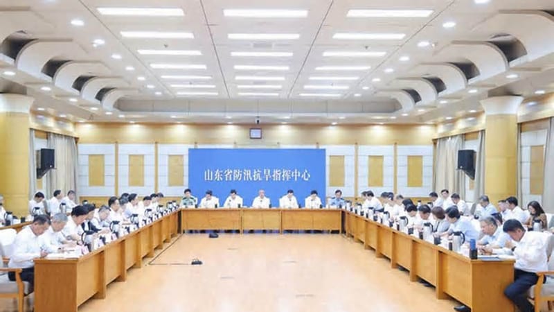 山东全力迎战台风白海豚筑牢防汛安全防线