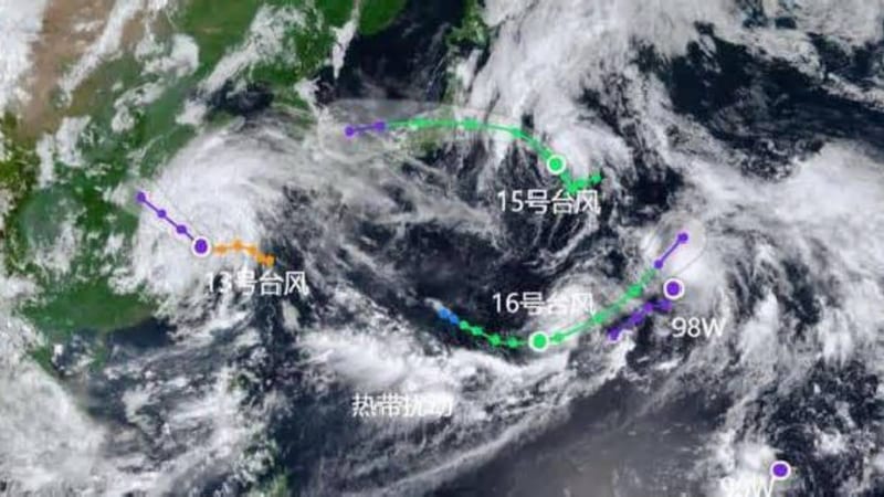 8月預計生成6至7個颱風，第16號琵鷺路徑更新