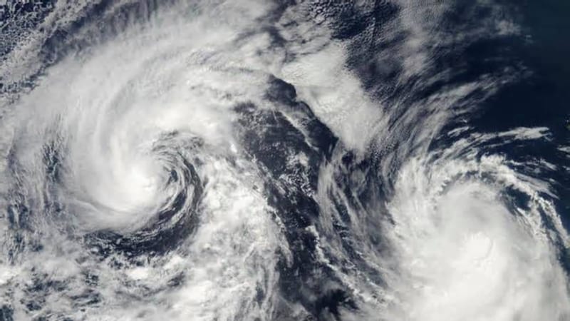 西太平洋现三台风共舞 下旬多地将迎风雨