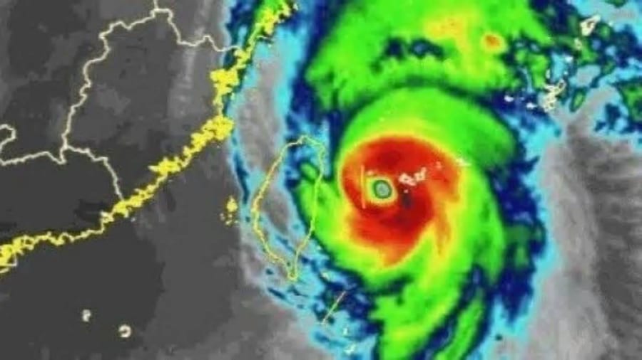 Typhoon No. 30 CHAMPI Remains a Severe Typhoon and Approaches Taiwan’s Eastern Waters