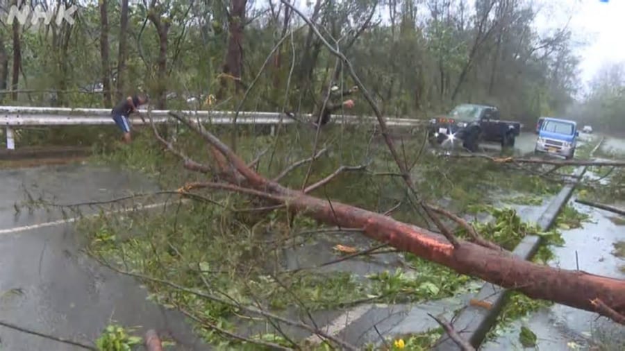 Typhoon No. 30 “CHAMPI” Approaches Japan’s Sakishima Islands